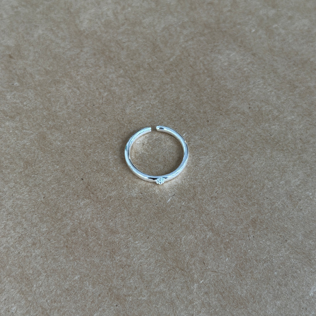 Plum Detail Open Ring